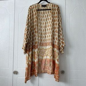 Mink Pink Paisley Caftan Cover-up XS/S